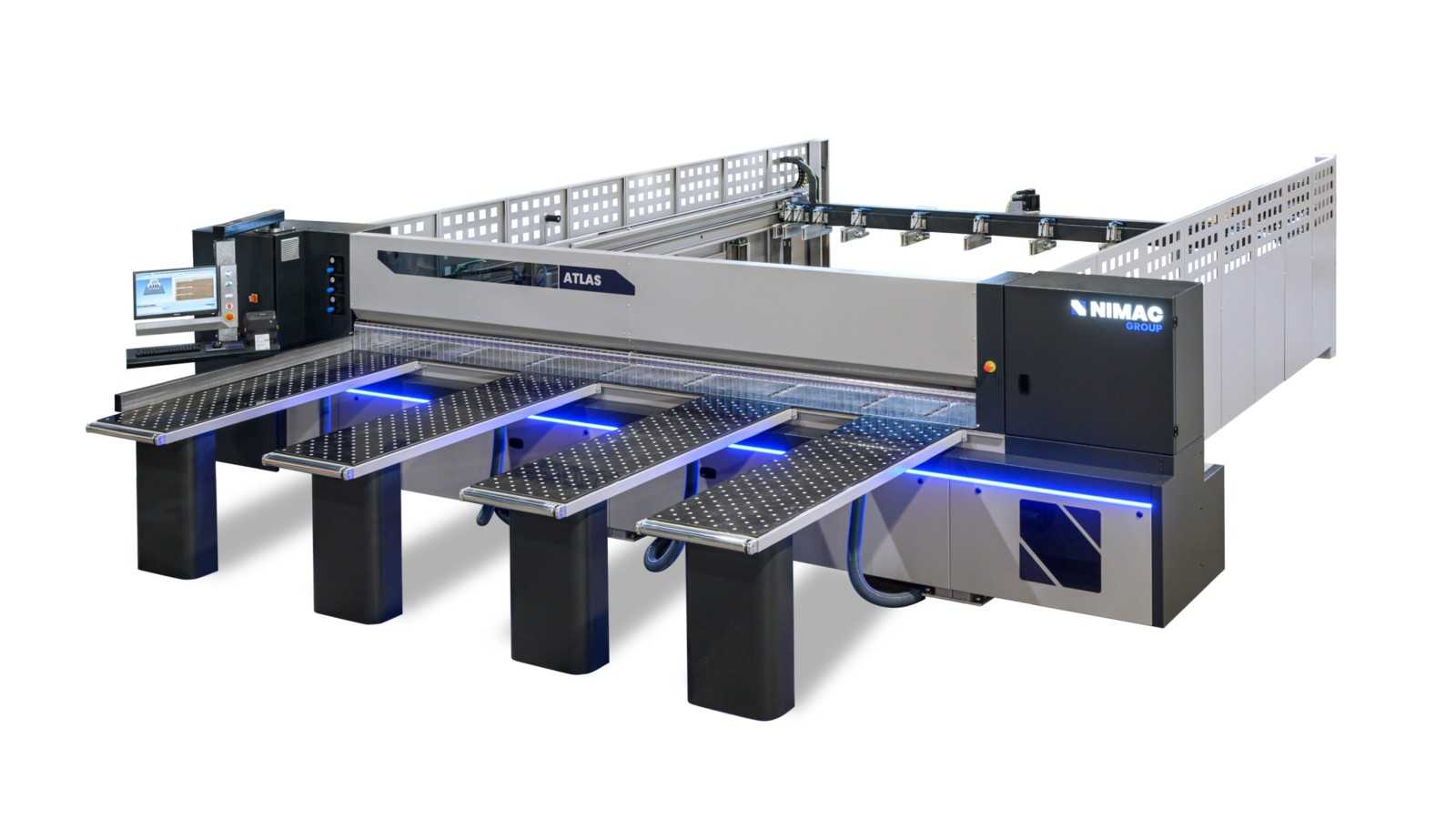 High quality beam saw for wood and advanced materials